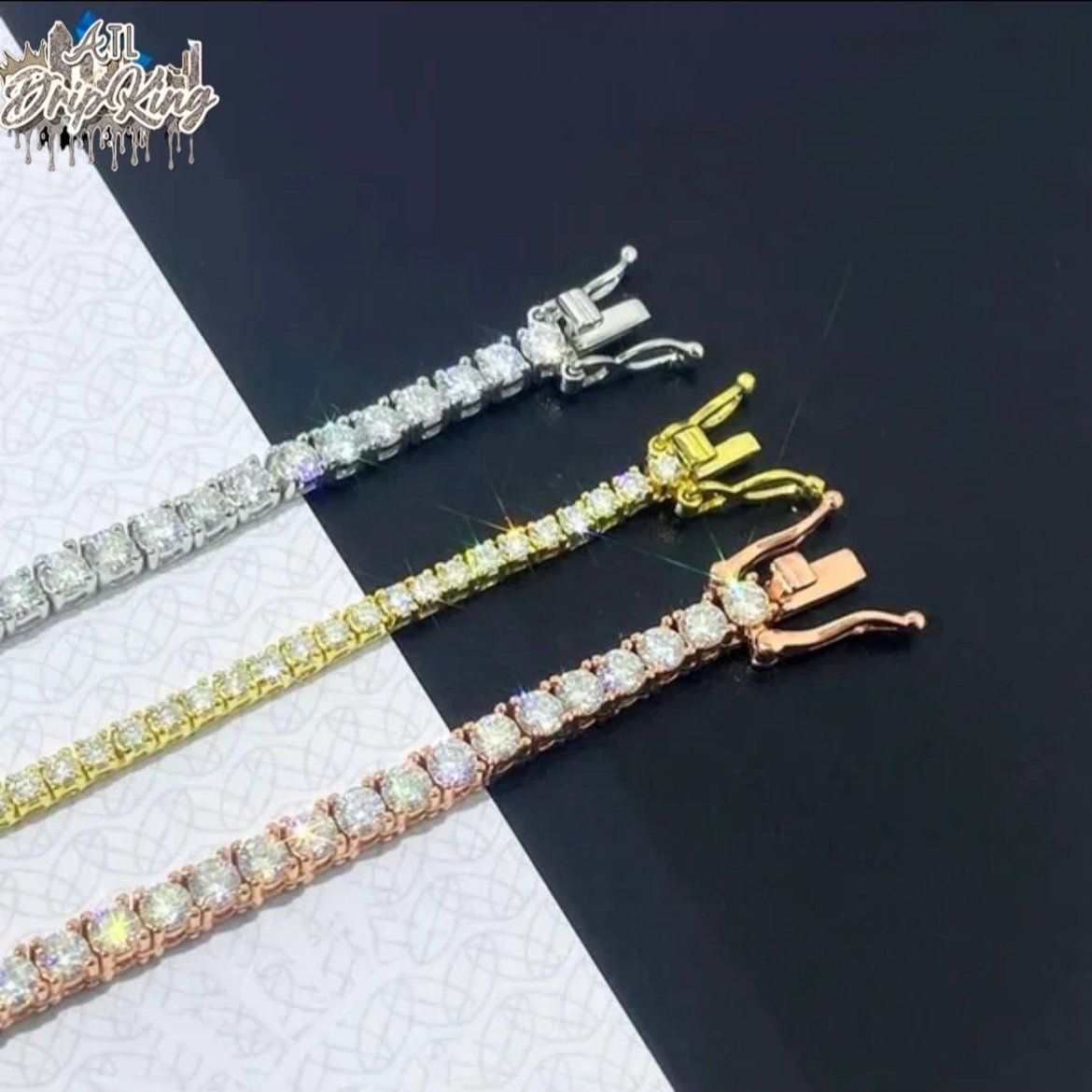 Silver Tennis Bracelets